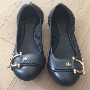Navy Tory Burch Flats